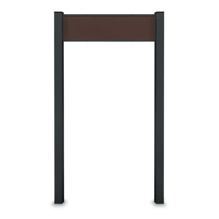 United Visual Products Corkboard, Single Door, Radius Frame, 24x36", Black/Cloud UV7001-BLACK-CLOUD